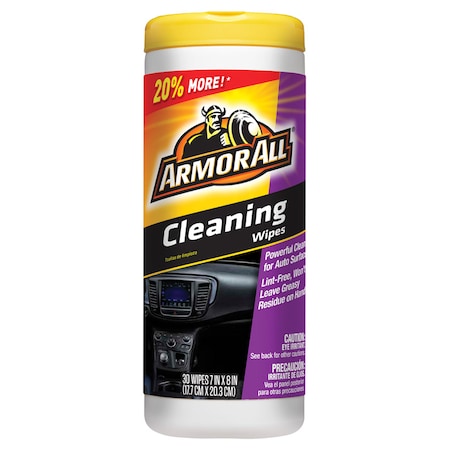 Armor All Armor All Leather/Rubber/Vinyl Cleaner Wipes 30 ct 17497C